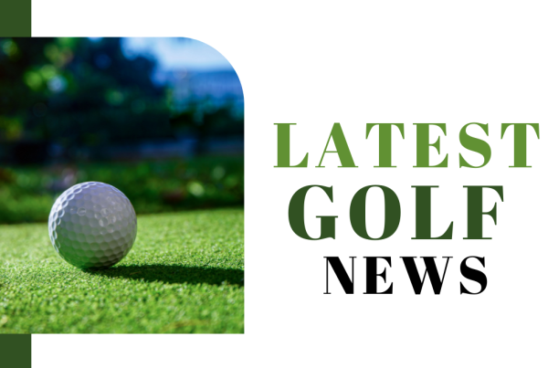 Latest Golf News header with golf ball